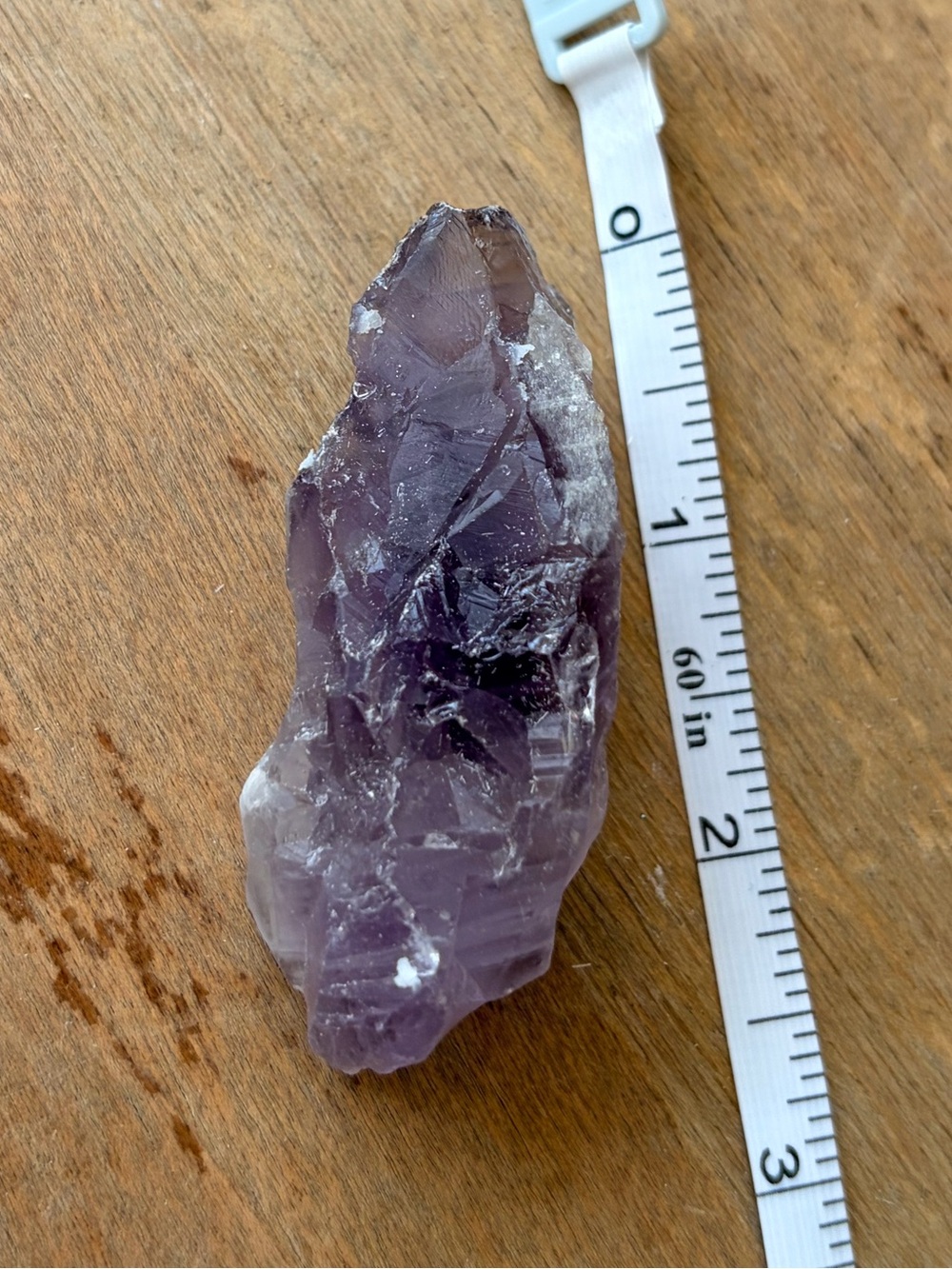 Raw Amethyst Crystal Point 2.75” Natural Purple Quartz Specimen